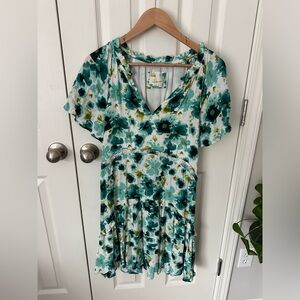 Anthropologie floral dress